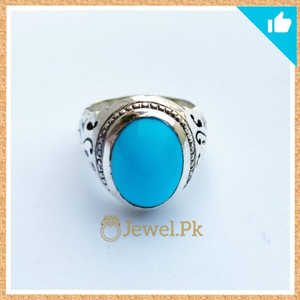 Beautiful Irani handmade ring silver 925 Clean Blue Feroza (Turquoise)