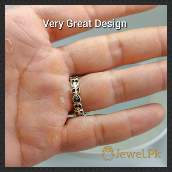 Natural agate rings in silver 925 bu online in pakistan