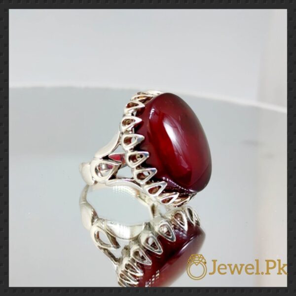Natural Brown - Black Agate - Aqeeq Rings buy online in pakistan
