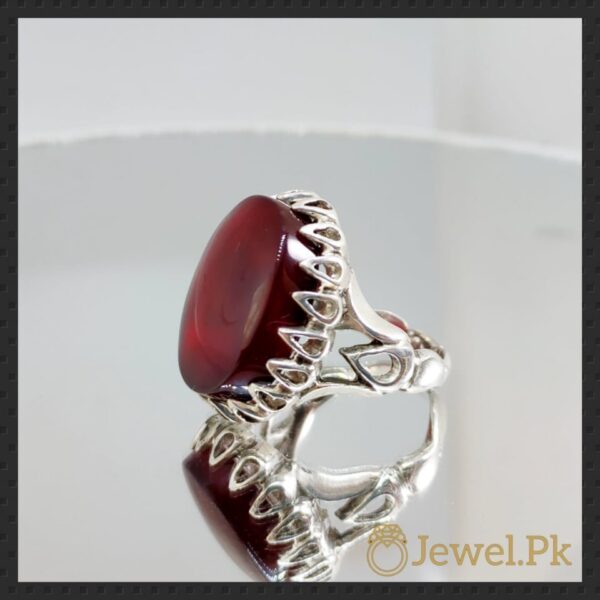 Natural Brown - Black Agate - Aqeeq Rings buy online in pakistan