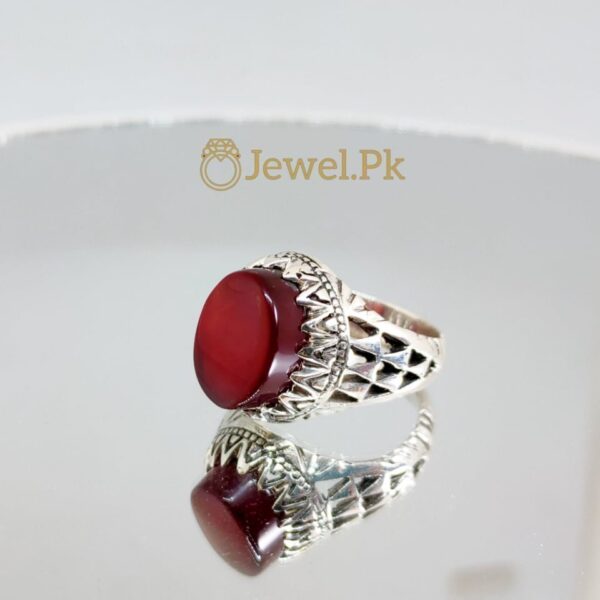 Natural Brown - Black Agate - Aqeeq Rings buy online in pakistan
