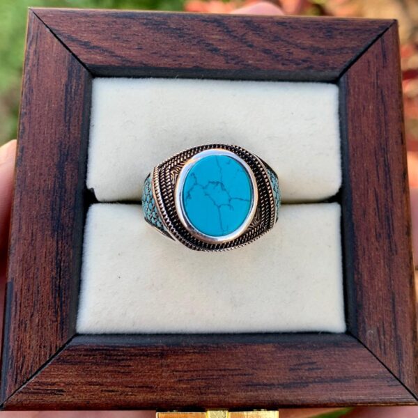 Turkish Ring Beautiful 925 Silver handmade