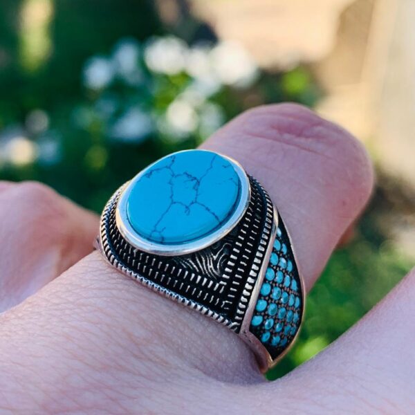 Turkish Ring Beautiful 925 Silver handmade