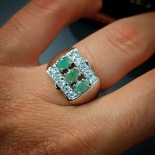 Emerald Zamurd Ring