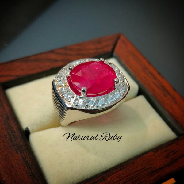 Natural Ruby Ring - Yakoot stone Rings in Pakistan