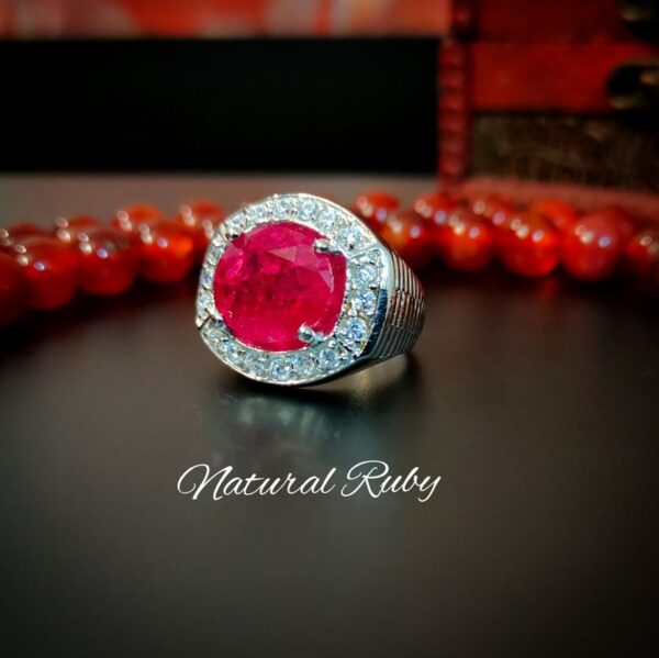 Natural Ruby Ring - Yakoot stone Rings in Pakistan