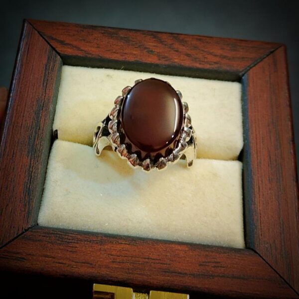 Yemeni Aqeeq Ring + Yamni Aqiq + Haqiq Rings + 925 Silver Handmade Rings Yemeni Agate