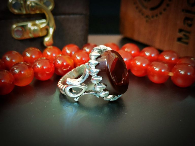 Yemeni Aqeeq Ring + Yamni Aqiq + Haqiq Rings + 925 Silver Handmade Rings Yemeni Agate