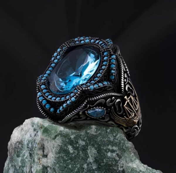 925 Silver Turkish Ring - Ottoman Ring