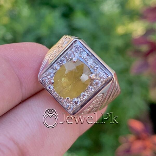 Pukhraj Ring- Natural Yellow Sapphire -
