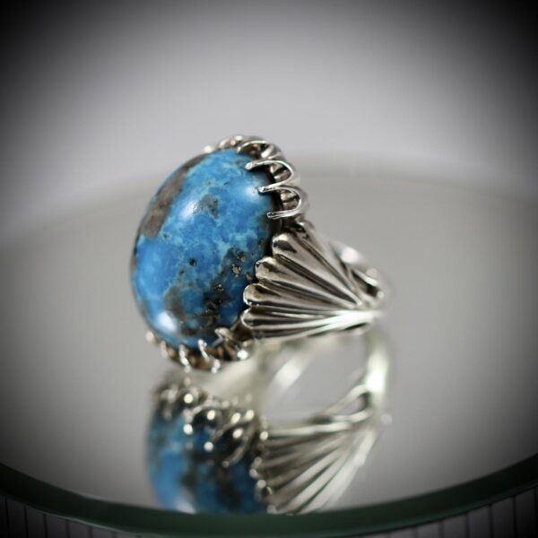 Natural Shajri Feroza - Turquoise Ring