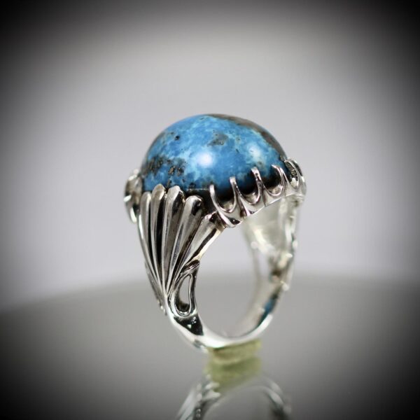 Natural Shajri Feroza - Turquoise Ring