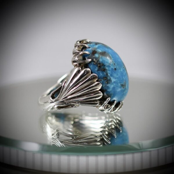 Natural Shajri Feroza - Turquoise Ring
