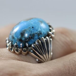 Natural Shajri Feroza - Turquoise Ring