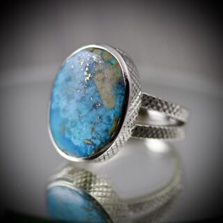 Natural Shajri Feroza - Turquoise Ring
