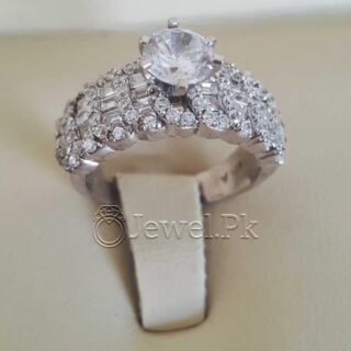 Luxury Italian Women Ring - 925 Silver Chandi
