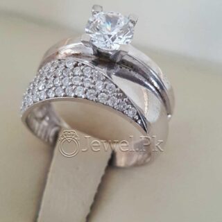 Luxury Italian Women Ring - 925 Silver Chandi