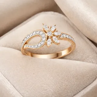 Luxury Italian Women Ring Zircons - 925 Silver Chandi 3 Italian Rings for Women Silver 925 ladies rings 12