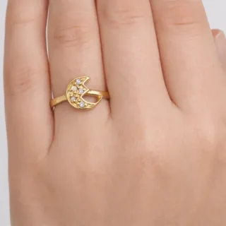 Italian Silver Ring 925 Pure Italy Made Gold Plated 4