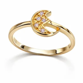 Luxury Italian Women Ring - 925 Silver Chandi