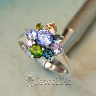 Multi Stone Zircon Ring