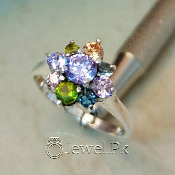 Multi Stone Zircon Ring