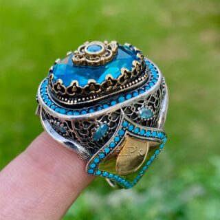 925 Silver Turkish Ring - Luxury Jewelry