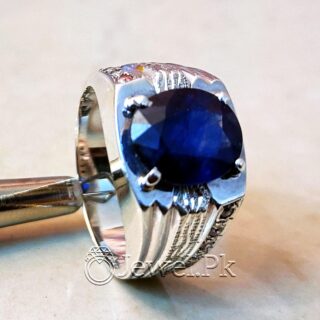 Blue Sapphire - Neelum Ring - Handmade