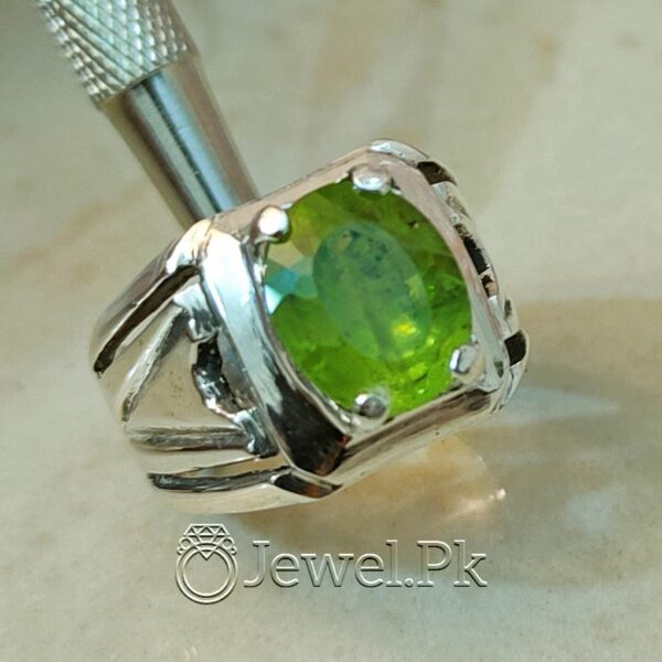 Peridot Ring 925 Silver Luxury