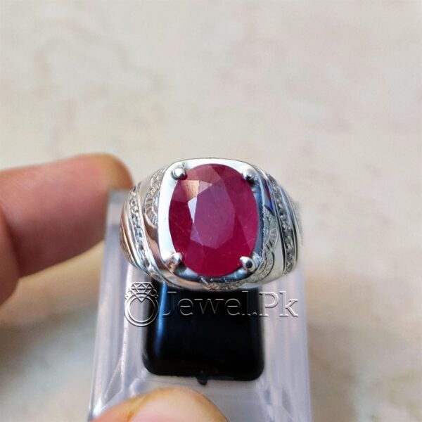 Natural Ruby Yaqoot Ring Handmade 8