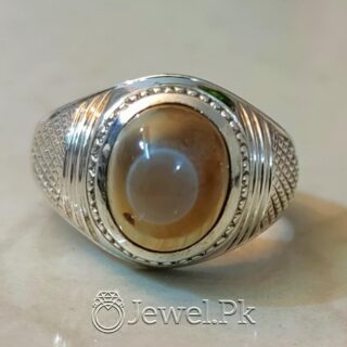 Natural Eye Aqeeq Ring 925 Silver - Eye Agate (Haqiq)