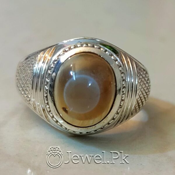 Natural Eye Aqeeq Ring 925 Silver - Eye Agate (Haqiq)