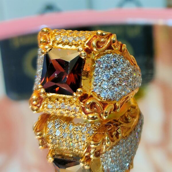 Ladies Ring Gold Plated Beautiful 4