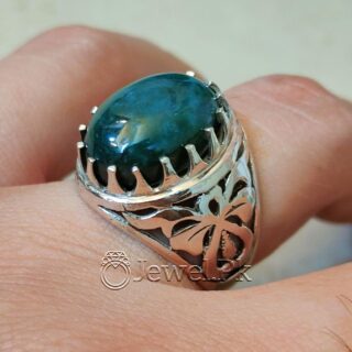 Natural Blood Stone Ring Handmade Irani Ring 1
