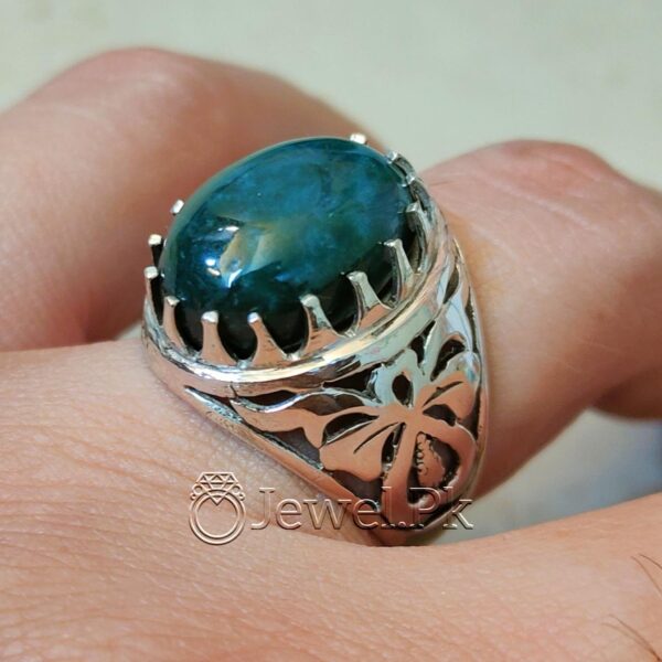Natural Blood Stone Ring Handmade Irani Ring 1