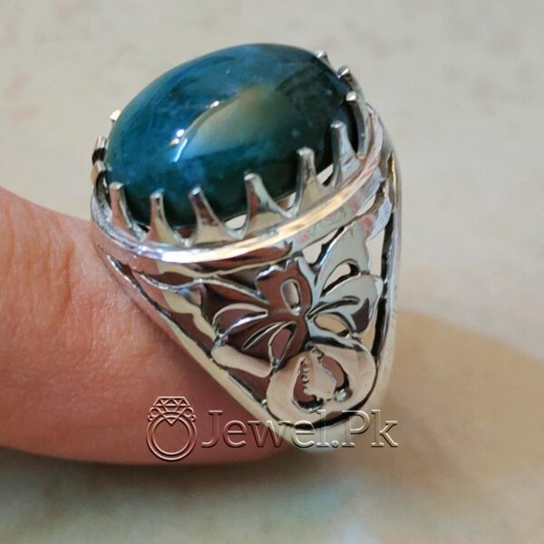 Natural Blood Stone Ring Handmade Irani Ring 2