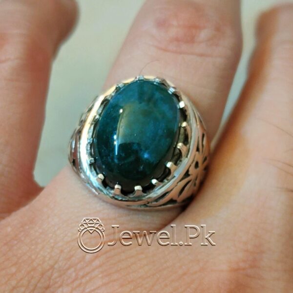 Natural Blood Stone Ring Handmade Irani Ring 4