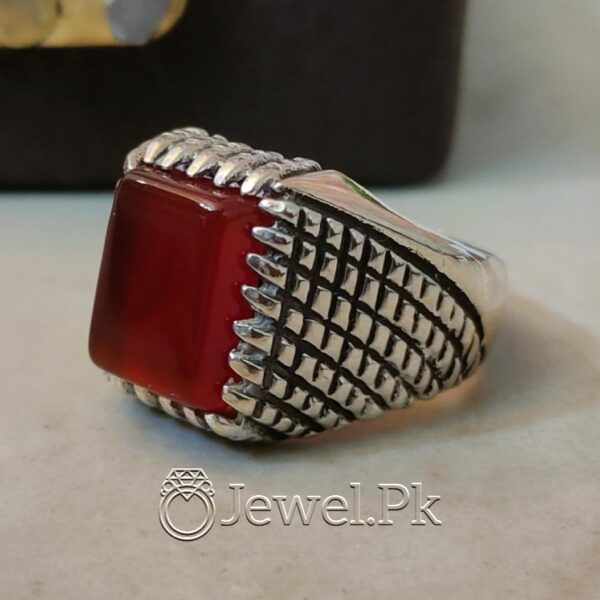 Natural Yemen Agate Yamani Aqiq Ring Beautiful Brown Haqiq 6