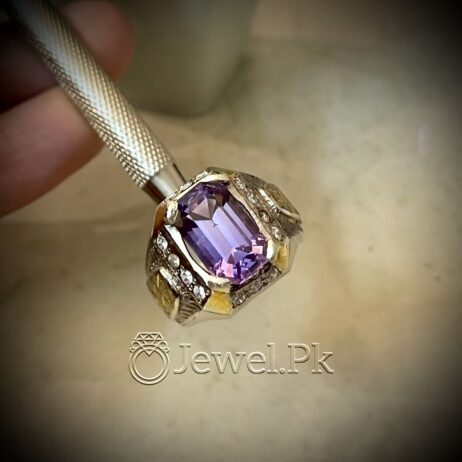 Natural Amethyst (Jamshet) Gemstone buy online in Pakistan