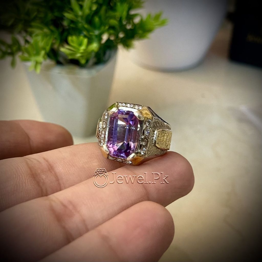 Natural Amethyst (Jamshet) Gemstone buy online in Pakistan