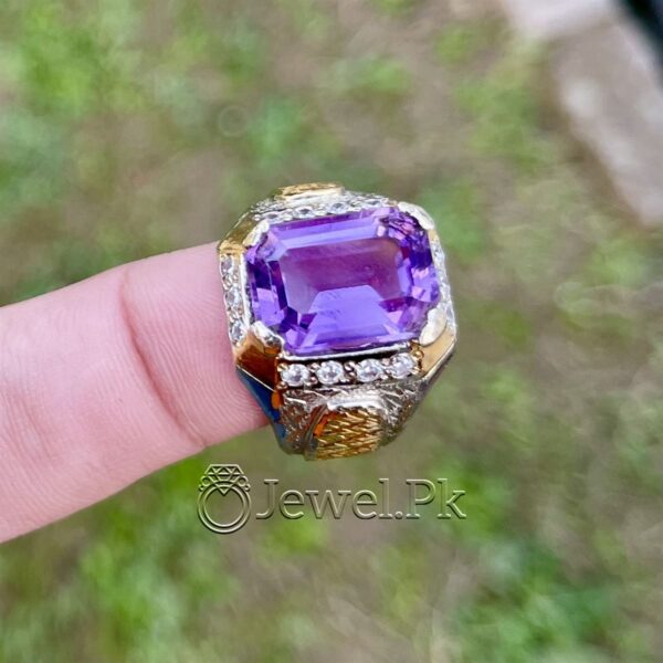 Natural Amethyst (Jamshet) Gemstone buy online in Pakistan