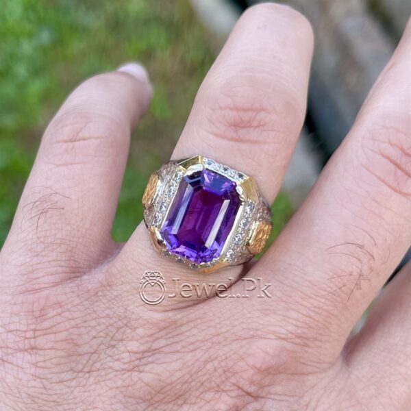 Natural Amethyst (Jamshet) Gemstone buy online in Pakistan