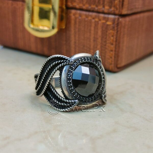 Turkish Ring 925 silver Black Color