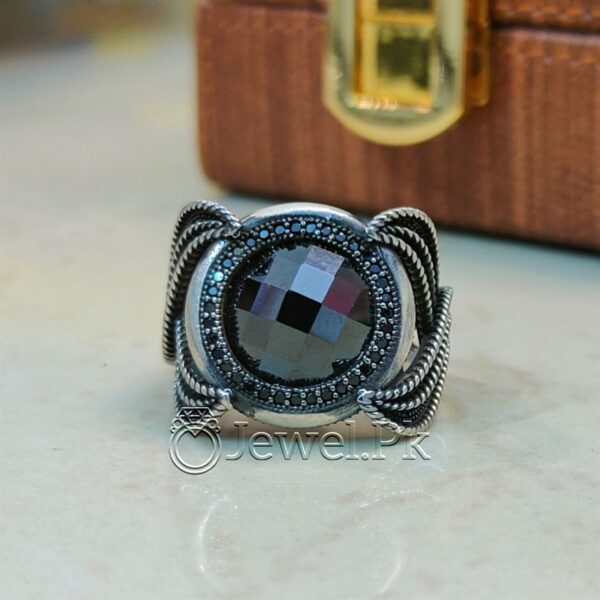 Turkish Ring 925 silver Black Color