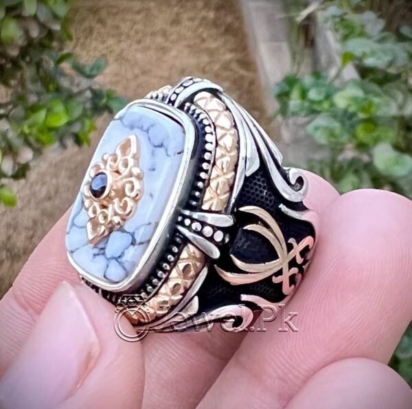 Turkish 925 Silver Ring - Men Turkish Ring - Gents Turkish Rings