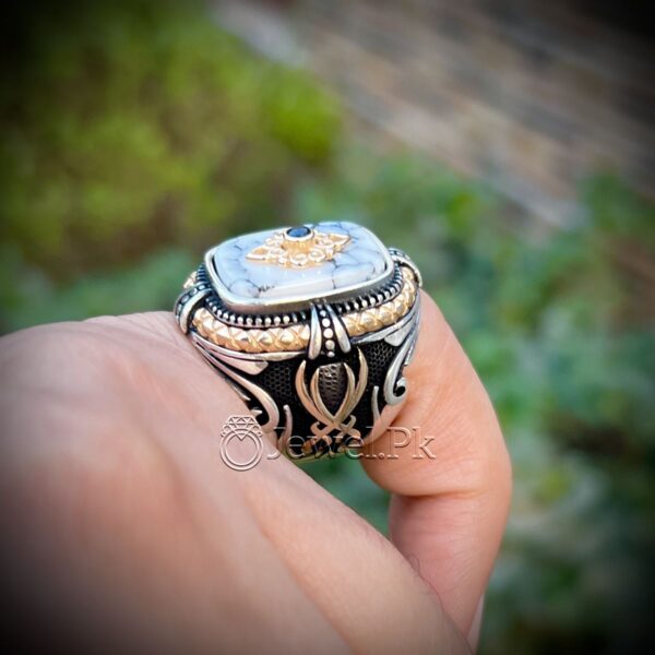 Turkish 925 Silver Ring - Men Turkish Ring - Gents Turkish Rings