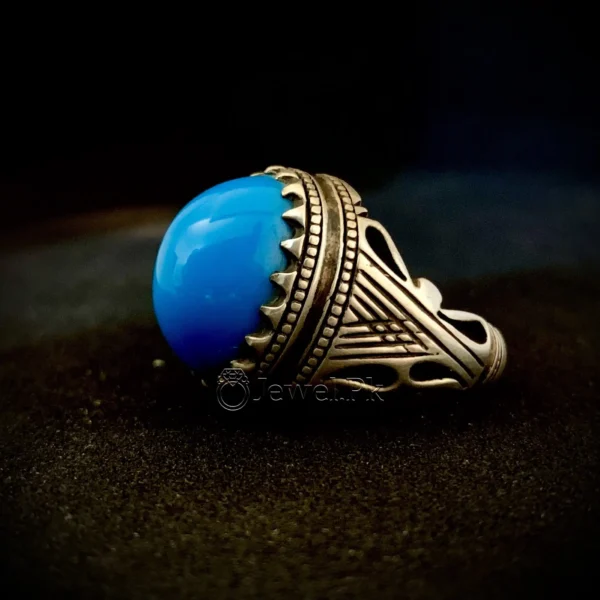 Dark Blue Feroza - deep blue turquoise - Natural Feroza - Natural turquoise firoza
