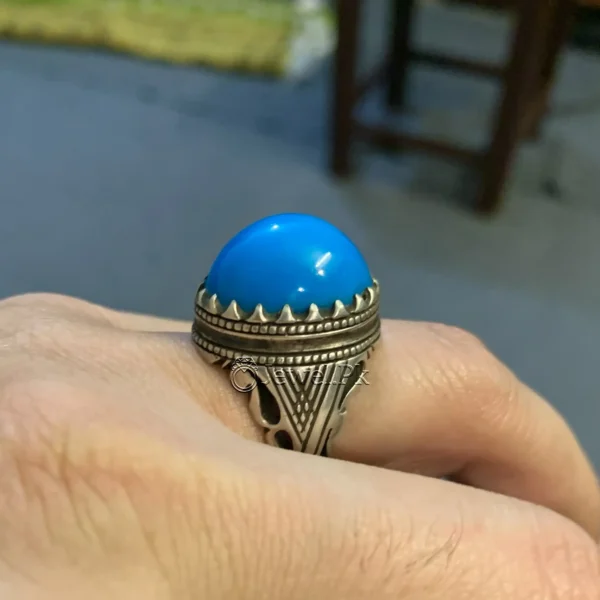Dark Blue Feroza - deep blue turquoise - Natural Feroza - Natural turquoise firoza