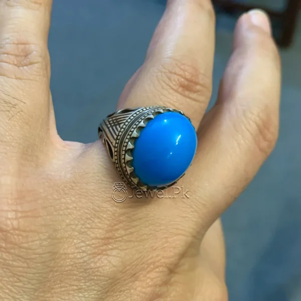 Dark Blue Feroza - deep blue turquoise - Natural Feroza - Natural turquoise firoza