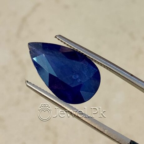 Blue sapphire pear shape